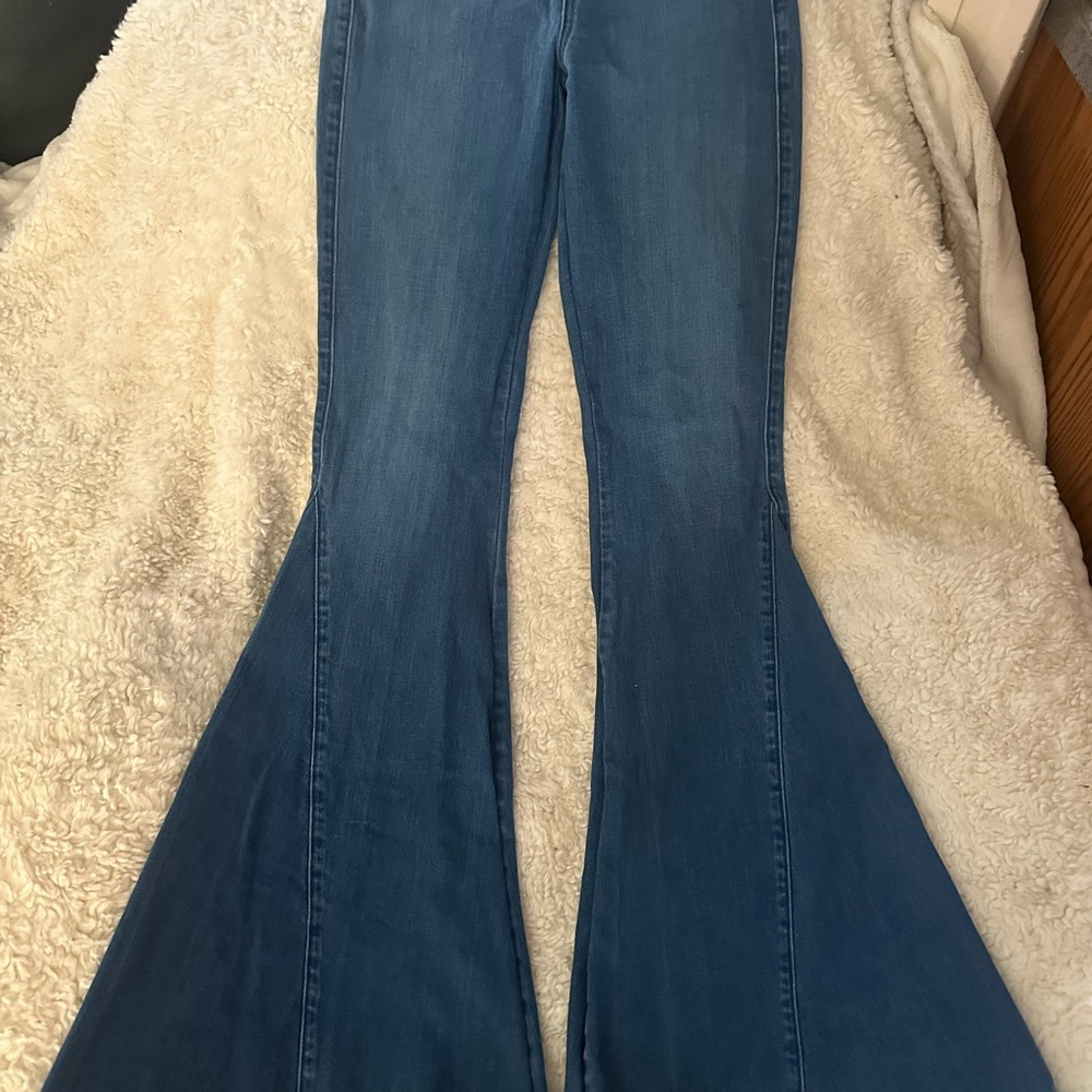 Show Me Your MuMu Dark Blue Flare Jeans